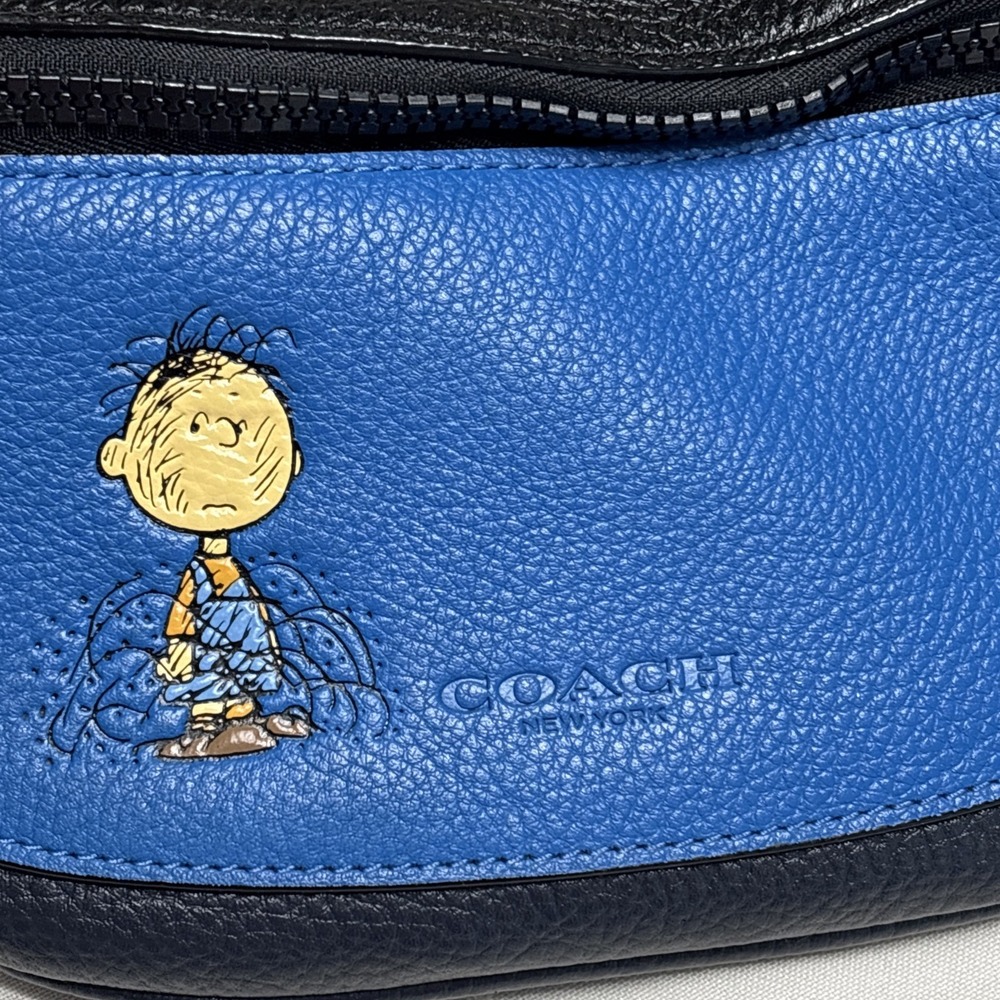 Coach 5512 Limited Edition X Peanuts Mini Warren Belt Bag With Pig Pen - Picture 6 of 11